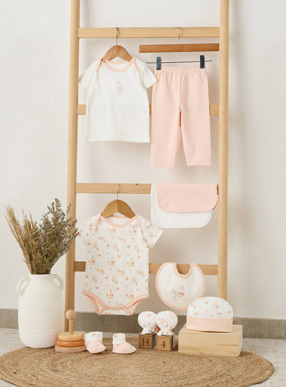 Set of 9 Juniors Clothing Gift Set with Bunny Print-baby-girls-clothing-setsandcoords-image-15