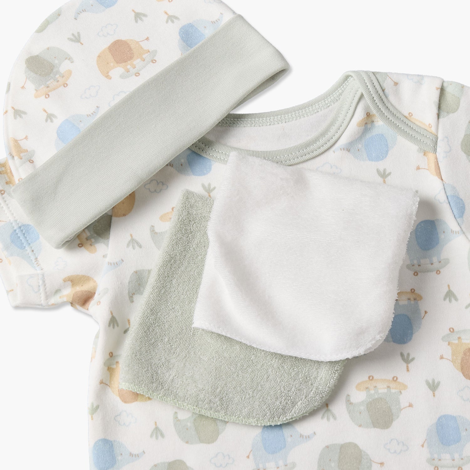 Set of 9 Juniors Clothing Gift Set with Elephant Print