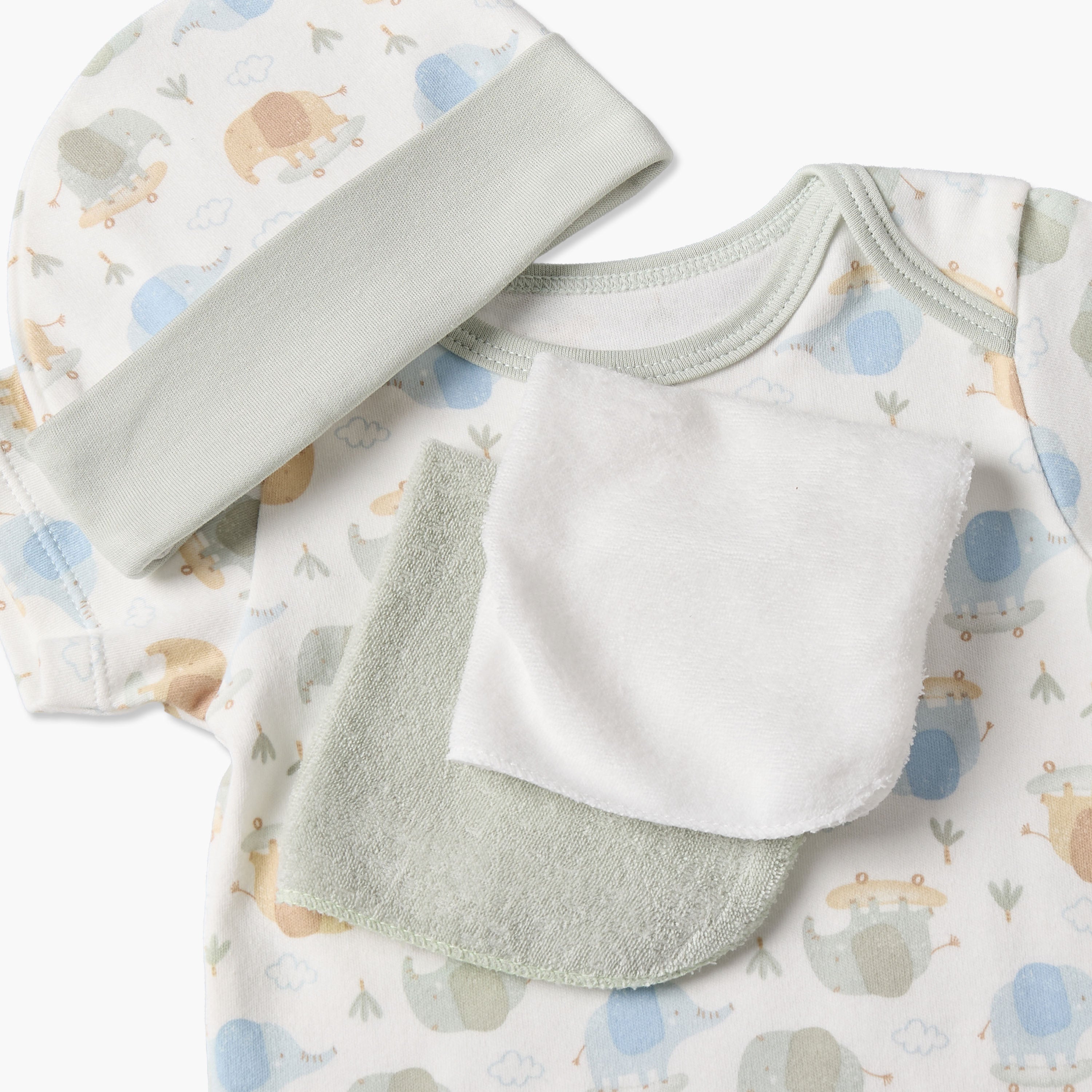 Set of 9 Juniors Clothing Gift Set with Elephant Print