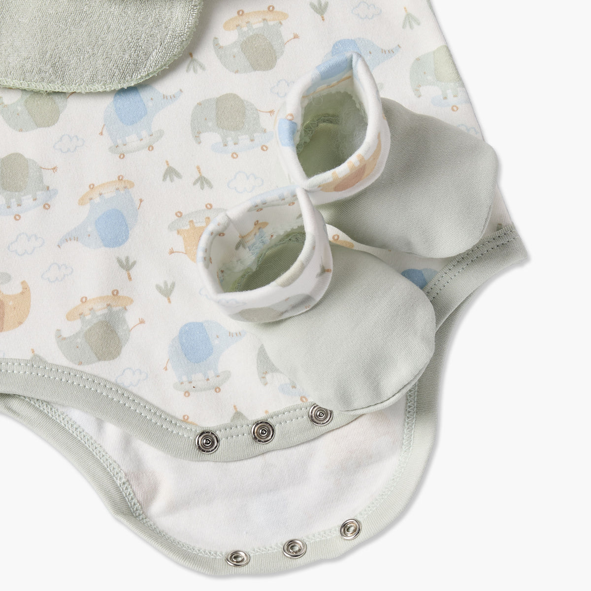 Set of 9 Juniors Clothing Gift Set with Elephant Print
