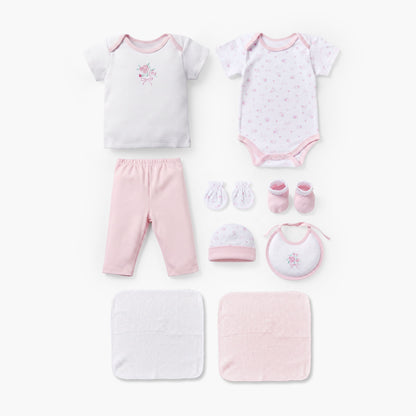 Set of 9 Juniors Clothing Gift Set with Floral Print