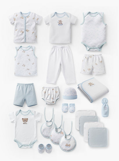 Set of 21 Juniors Clothing Gift Set with Bear Print-baby-boys-clothing-setsandcoords-image-2