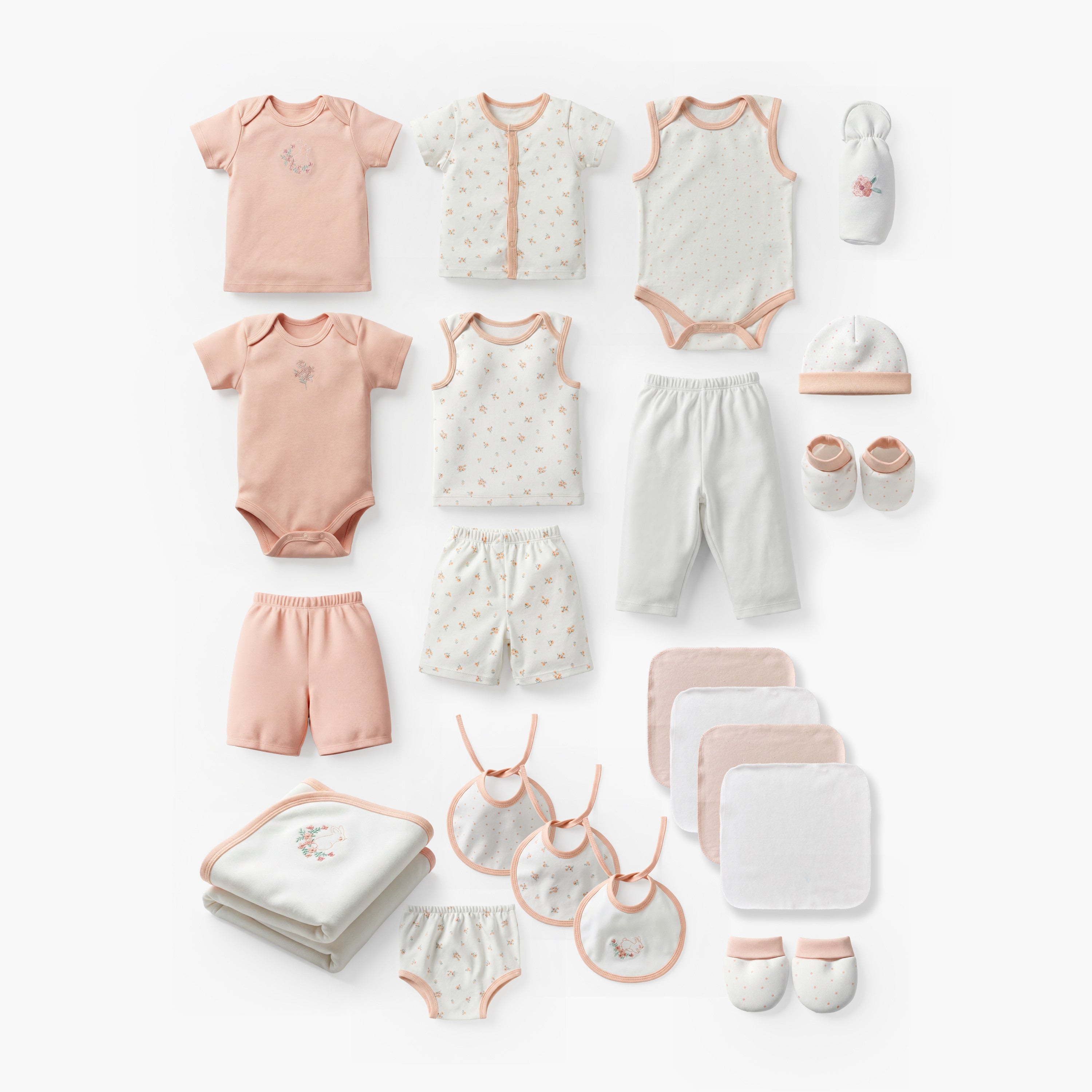 Set of 21 Juniors Clothing Gift Set with Floral Print