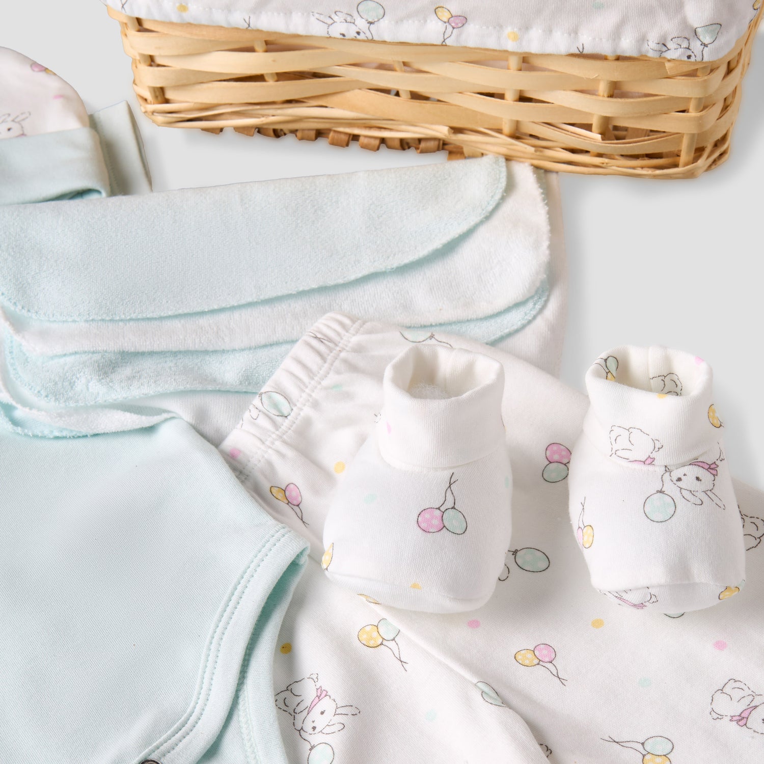 Set of 12 Juniors Clothing Gift Set with Bunny Print