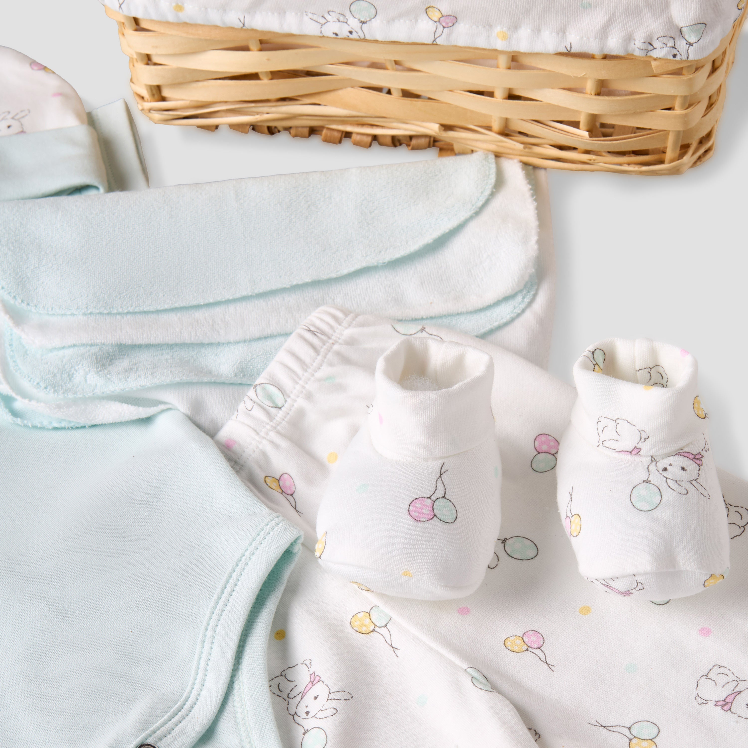 Set of 12 Juniors Clothing Gift Set with Bunny Print