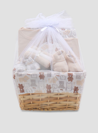 Set of 12 Juniors Clothing Gift Set with Bear Print-baby-boys-clothing-setsandcoords-image-1