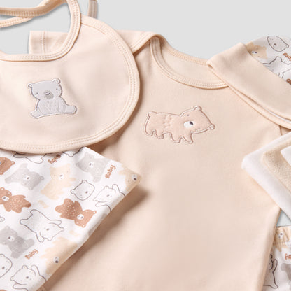 Set of 12 Juniors Clothing Gift Set with Bear Print