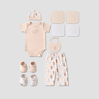 Set of 12 Juniors Clothing Gift Set with Bear Print