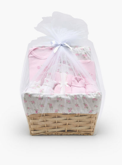 Set of 11 Juniors Clothing Gift Set with Floral Print-baby-girls-clothing-setsandcoords-image-1