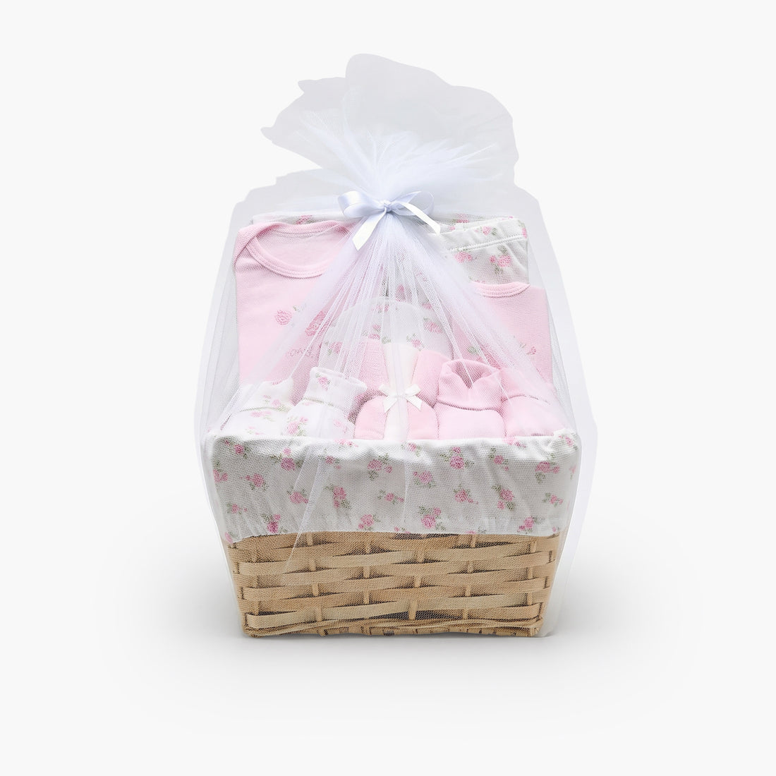Set of 11 Juniors Clothing Gift Set with Floral Print - Pink / 0-3 mths