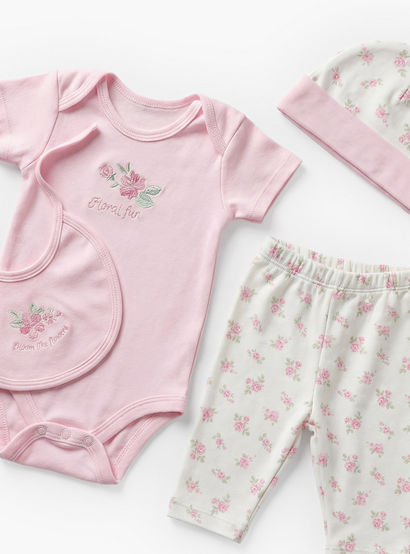 Set of 11 Juniors Clothing Gift Set with Floral Print-baby-girls-clothing-setsandcoords-image-12
