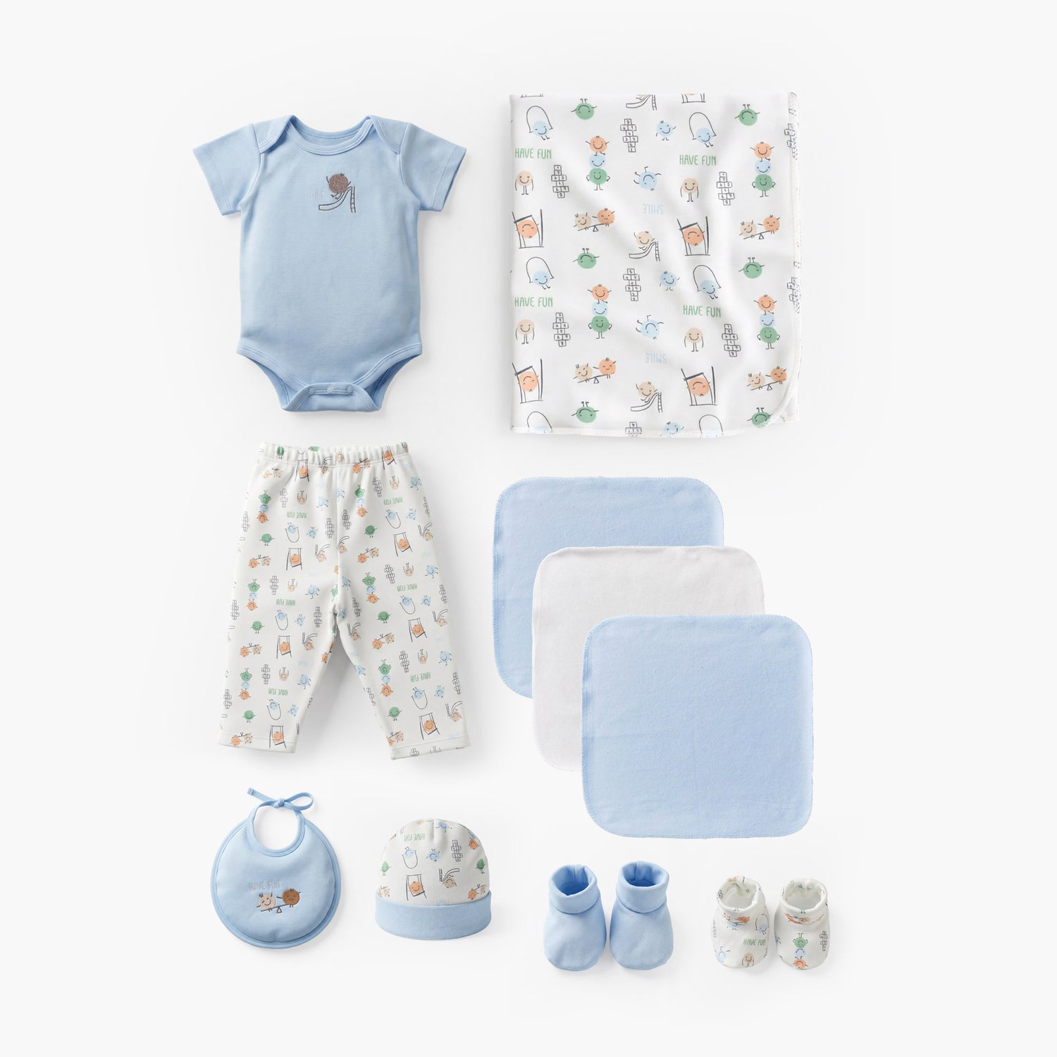 Set of 11 Juniors Clothing Gift Set with Print