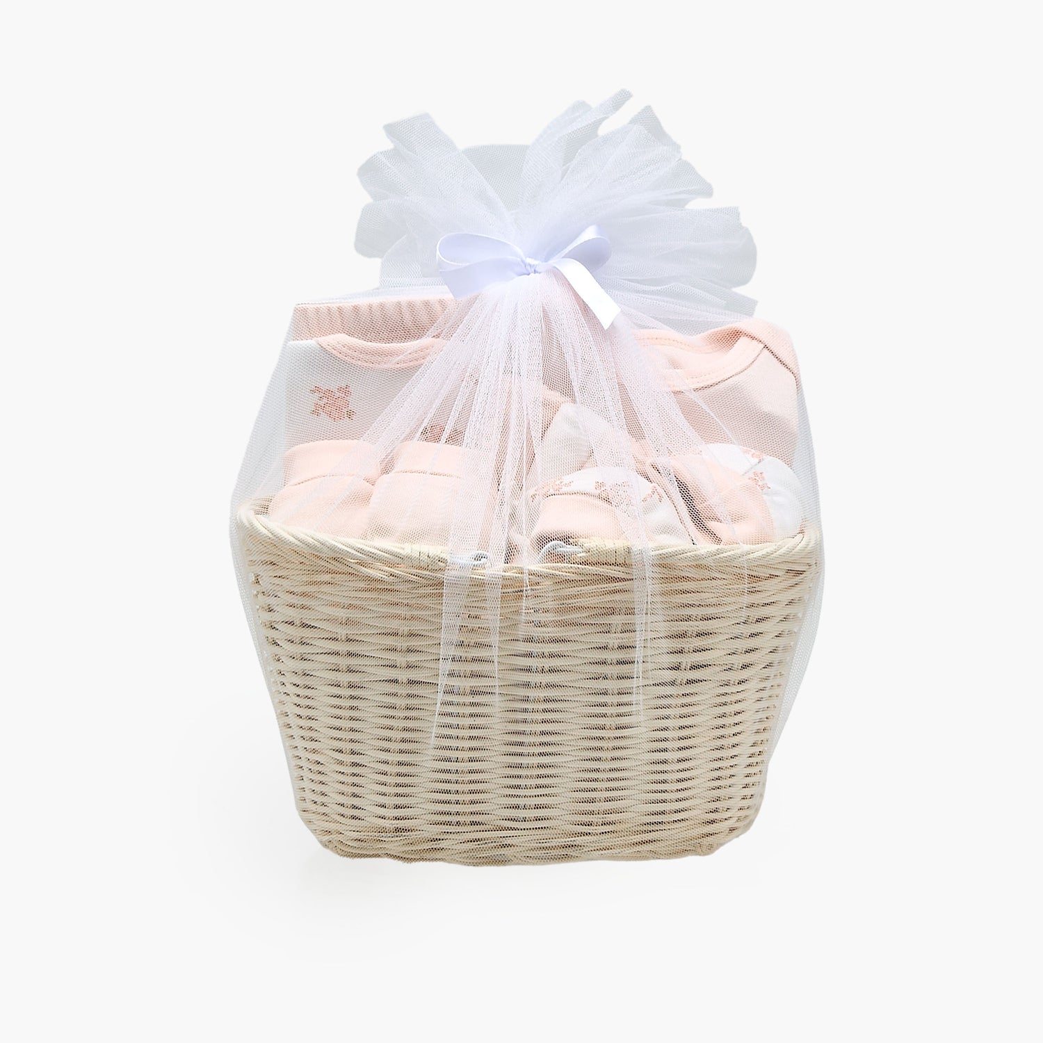 Set of 10 Juniors Clothing Gift Set with Floral Print - Peach / 0-3 mths