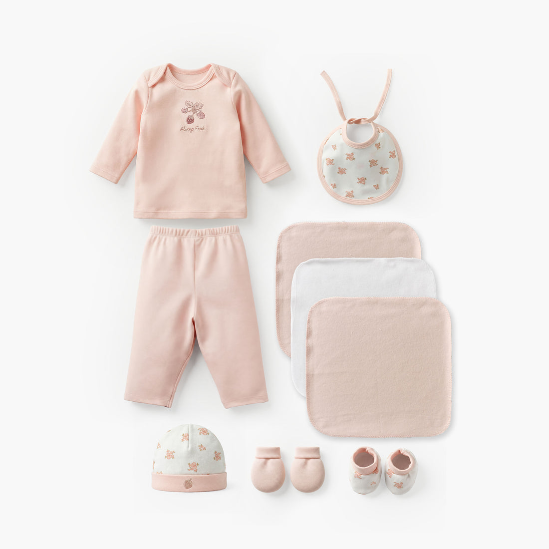 Set of 10 Juniors Clothing Gift Set with Floral Print