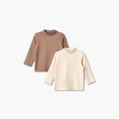 Pack of 2 Juniors Turtle Neck Long Sleeves T-shirt