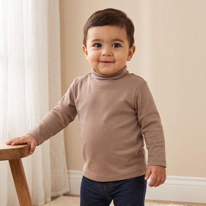 Pack of 2 Juniors Turtle Neck Long Sleeves T-shirt