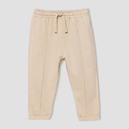 Juniors Elasticated Drawstring Waist Joggers with Panelled Design