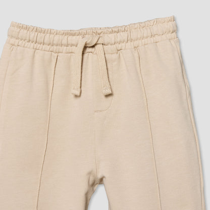 Juniors Elasticated Drawstring Waist Joggers with Panelled Design