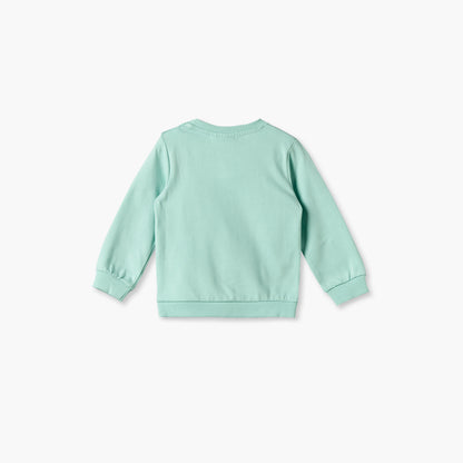 Juniors Tiger Print Sweatshirt with Long Sleeves