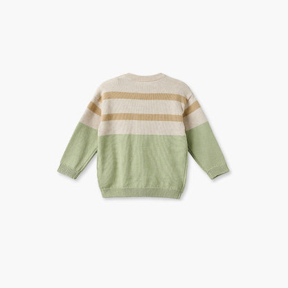 Juniors Crew Neck Long Sleeves Sweater and Pants Set with Bear Applique