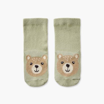 Juniors Crew Neck Long Sleeves Sweater and Pants Set with Bear Applique