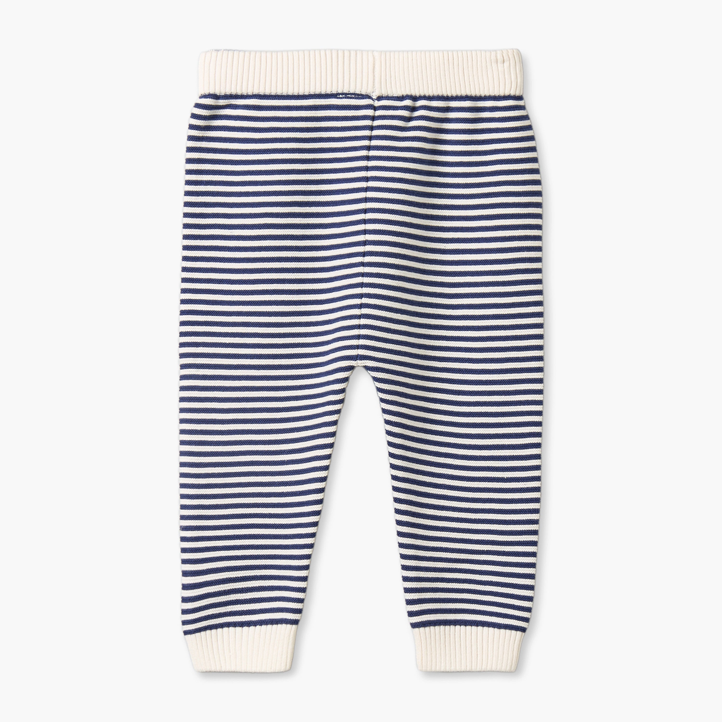Juniors Crew Neck Long Sleeves Sweater and Joggers Set with Stripes