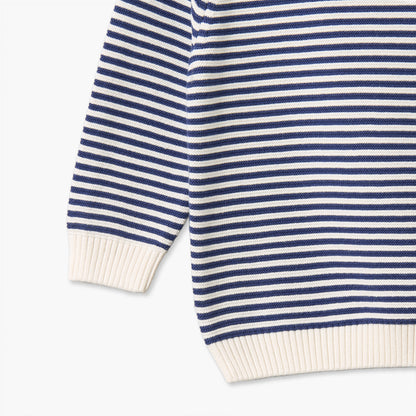 Juniors Crew Neck Long Sleeves Sweater and Joggers Set with Stripes
