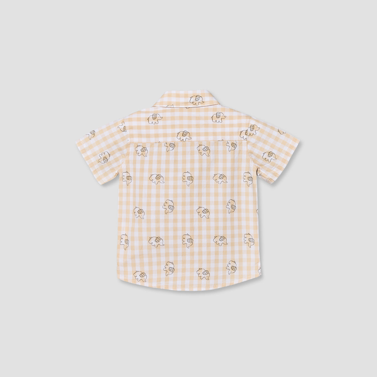 Juniors Short Sleeves Shirt with Elephant Print