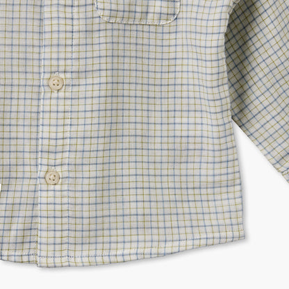 Juniors Long Sleeves Shirt with Dinosaur Embroidery