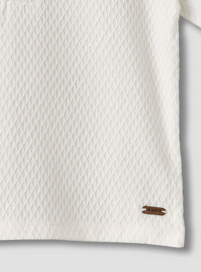 Giggles Collared Short Sleeves Polo T-shirt with Textured Design-baby-boys-clothing-shirts-image-4