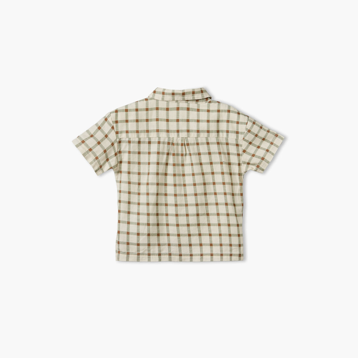 Giggles Short Sleeves Shirt with Checked Design