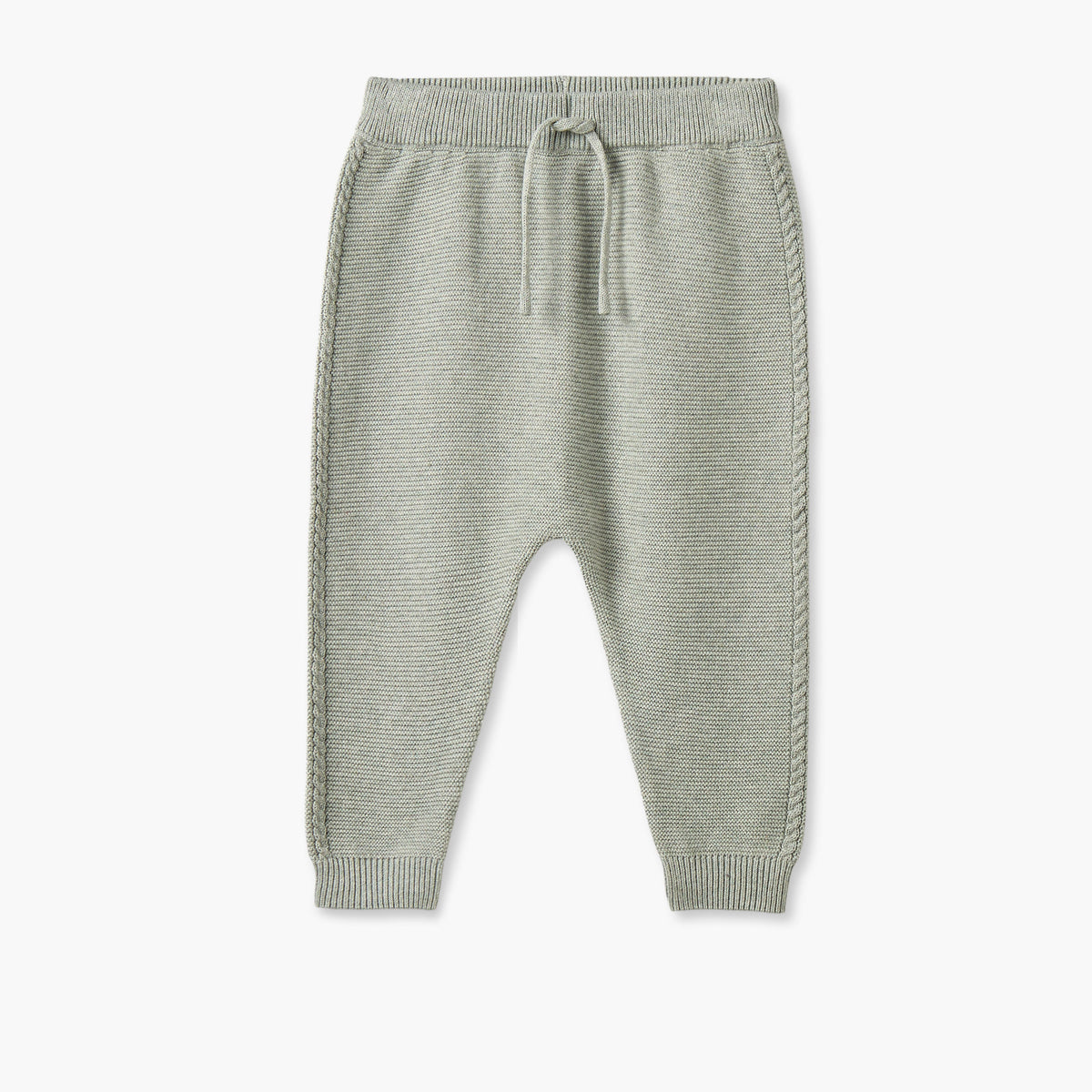 Giggles Crew Neck Long Sleeves Sweater and Joggers Set with Knitted Texture