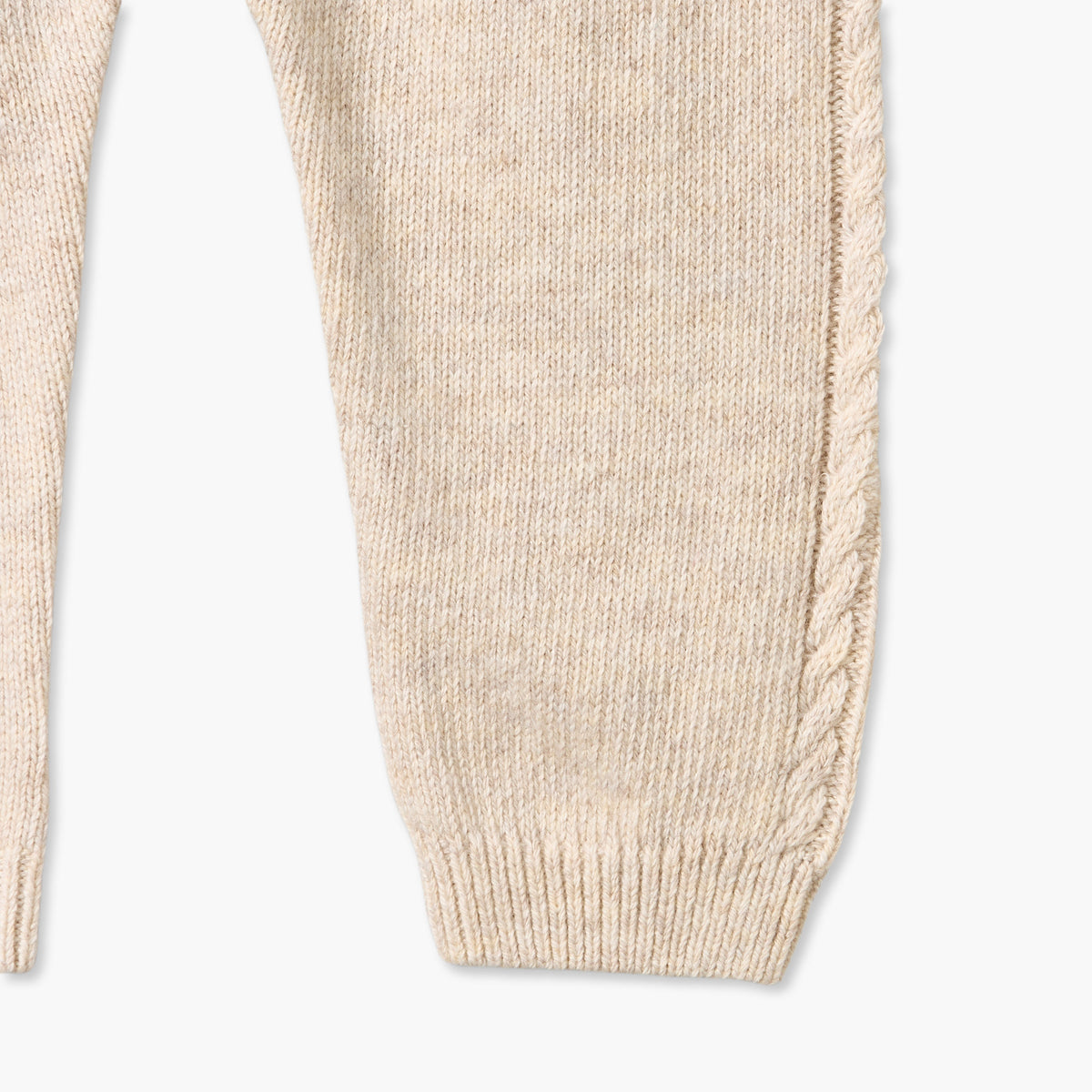 Giggles Collared Long Sleeves Cardigan and Jogger Set with Knitted Texture