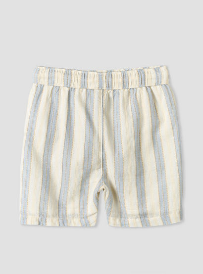 Giggles Collared Short Sleeves Shirt and Shorts Set with Stripes-baby-boys-clothing-setsandcoords-image-6