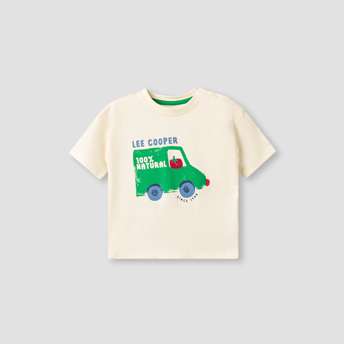 Lee Cooper Crew Neck Short Sleeves T-shirt and Shorts Set with Graphic Print