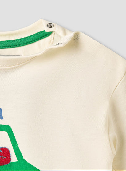Lee Cooper Crew Neck Short Sleeves T-shirt and Shorts Set with Graphic Print-baby-boys-clothing-setsandcoords-image-8