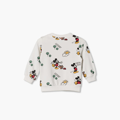 Disney Winnie the Pooh Print Sweatshirt with Long Sleeves