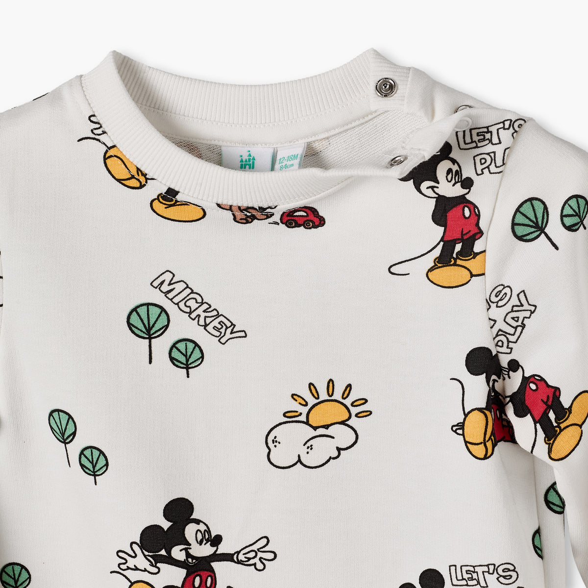 Disney Winnie the Pooh Print Sweatshirt with Long Sleeves
