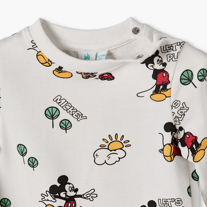 Disney Winnie the Pooh Print Sweatshirt with Long Sleeves