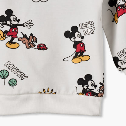 Disney Winnie the Pooh Print Sweatshirt with Long Sleeves