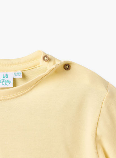 Disney Crew Neck Short Sleeves T-shirt and Shorts Set with Winnie The Pooh Applique-baby-boys-clothing-setsandcoords-image-8