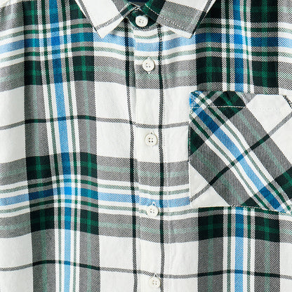 Juniors Long Sleeves Shirt with Checked Design