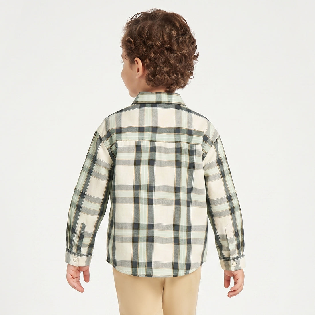 Juniors Long Sleeves Shirt with Checks