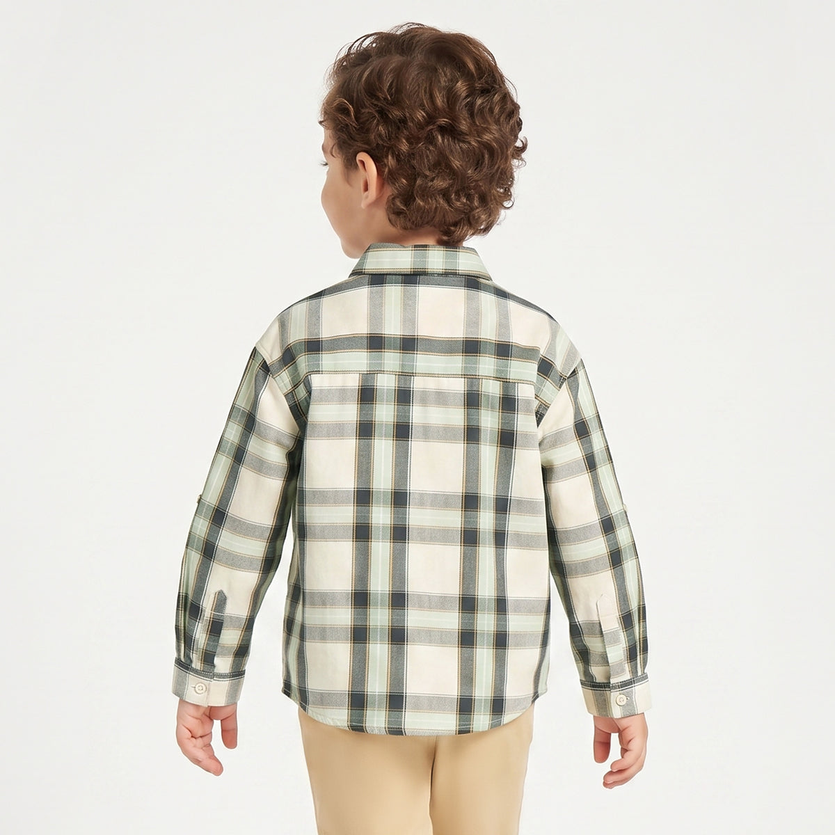 Juniors Long Sleeves Shirt with Checks