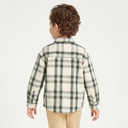 Juniors Long Sleeves Shirt with Checks