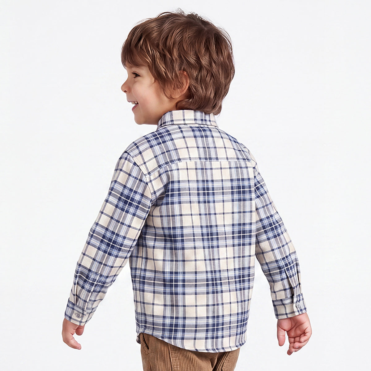 Juniors Long Sleeves Shirt with Checks