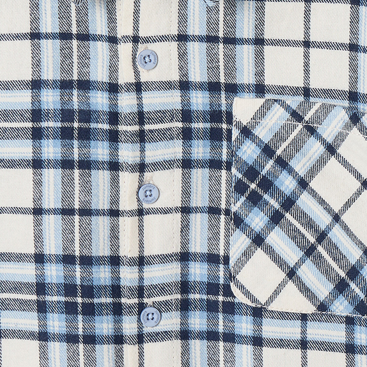 Juniors Long Sleeves Shirt with Checks