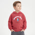 Juniors Bear Embroidered Hoodie with Long Sleeves