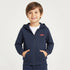 Juniors Hooded Sweatshirt with Embroidery