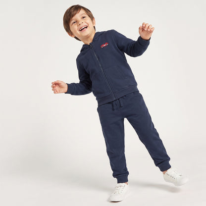 Juniors Hooded Sweatshirt with Embroidery